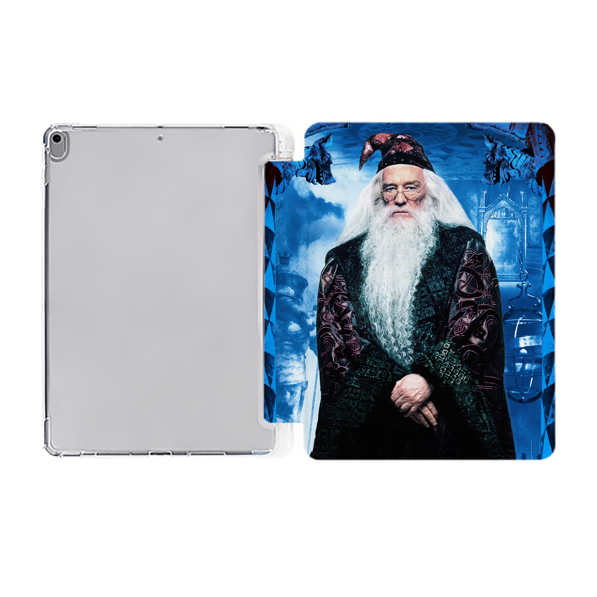 （画像用） Harry Potter ハリー・ポッターシリーズ IPad ケース ペン収納付き 三つ折りスタンド PUレザー×シリコン 対応機種9.5/10.5/10.9インチ